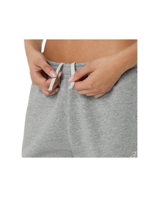 Asics Black Logo Fleece Pant