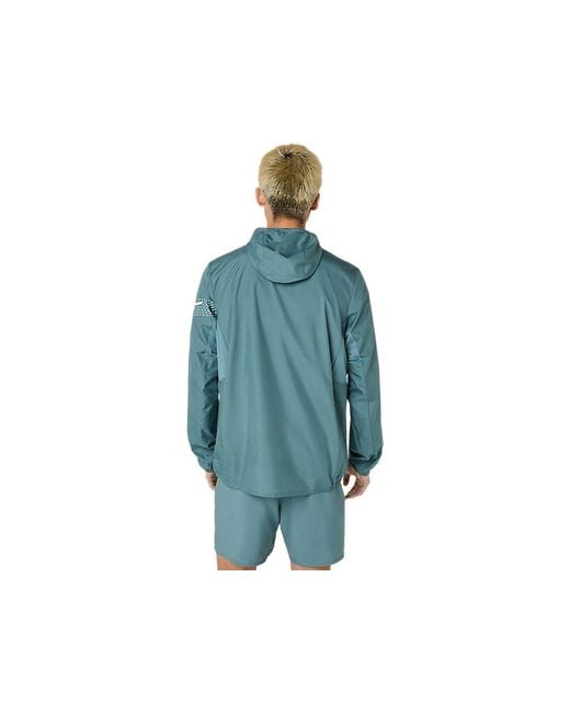 Asics Icon Jacket in het Blue voor heren