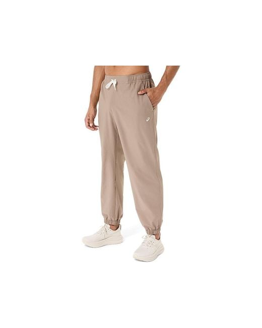 Asics Black Heritage Double Weave Pant for men