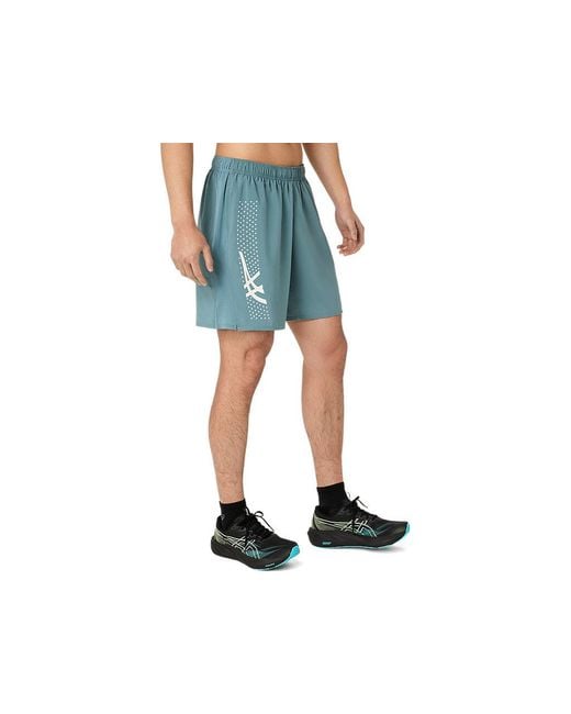 Asics Blue Icon 7In Short for men