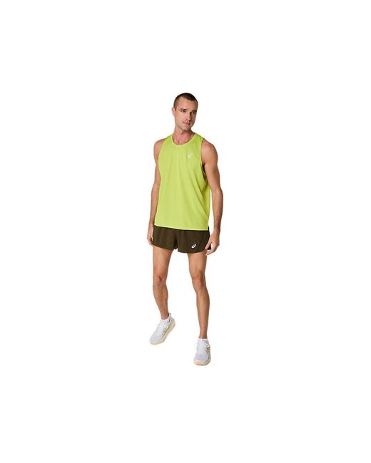 Asics Core Split Short in het Black voor heren