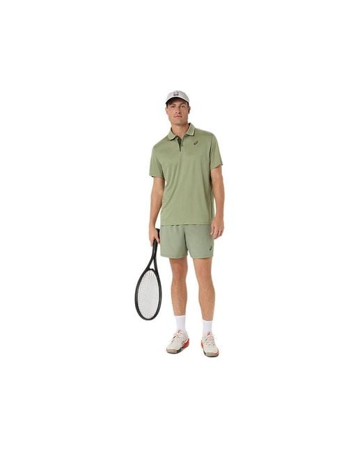 Asics Green Court Polo for men