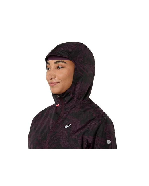 Asics Fujitrail Packable Jacket in het Black