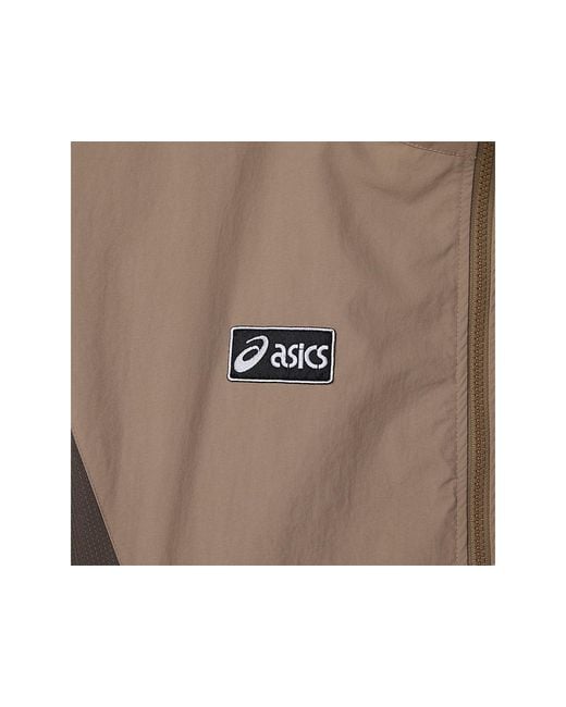 Asics Brown Sps Woven Track Jacket for men