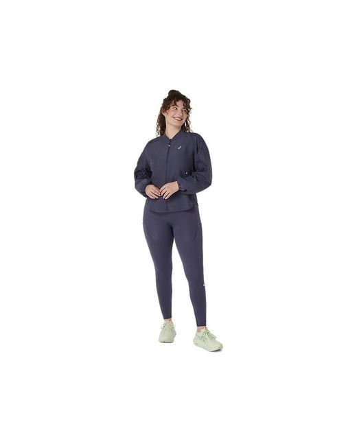 Asics Blue Nagino Run Adjustable Jacket