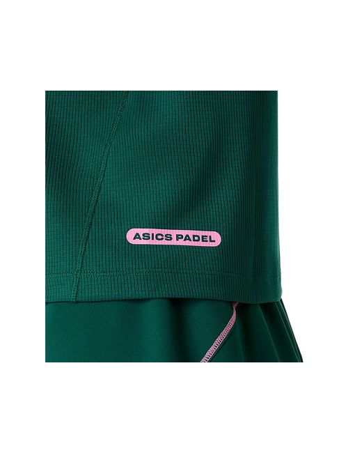 Asics Green Padel Court Sleeveless Top