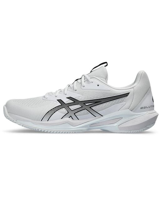Asics White Solution Speed Ff 3 Clay for men
