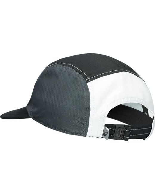 5 Panel Cap di Asics in Black da Uomo