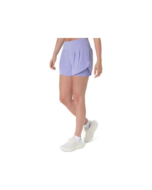 Asics Blue Road 2-N-1 3.5In Short