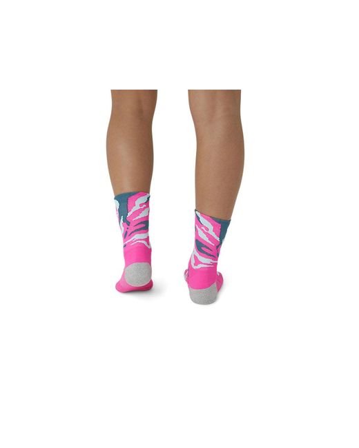 Asics Color Camo Run Crew Sock in het Pink voor heren
