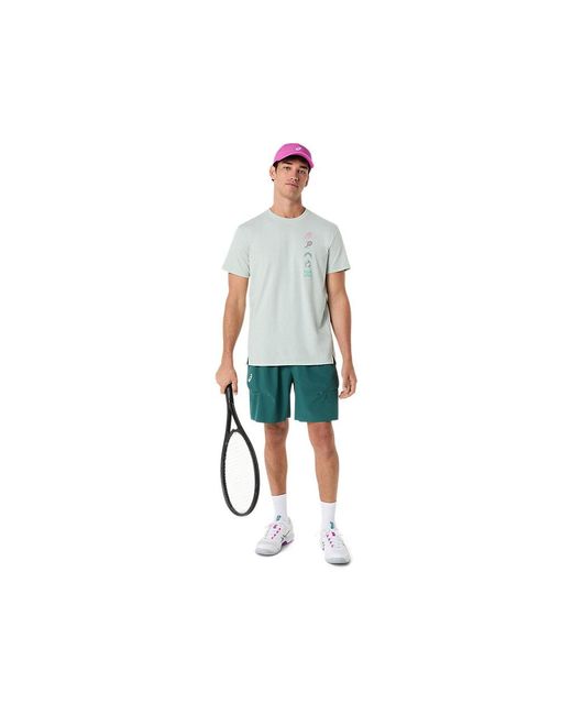 Asics Blue Game Seasonal Graphic Tee for men