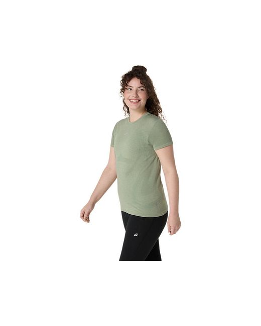 ROAD SEAMLESS SS TOP Asics de color Black
