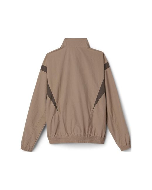 Asics Brown Sps Woven Track Jacket for men