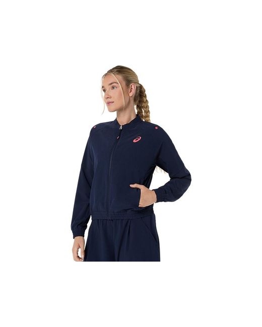 Asics Blue Match Jacket