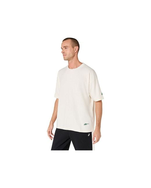 Asics Black Heritage Heavy Cotton Run City Tee for men