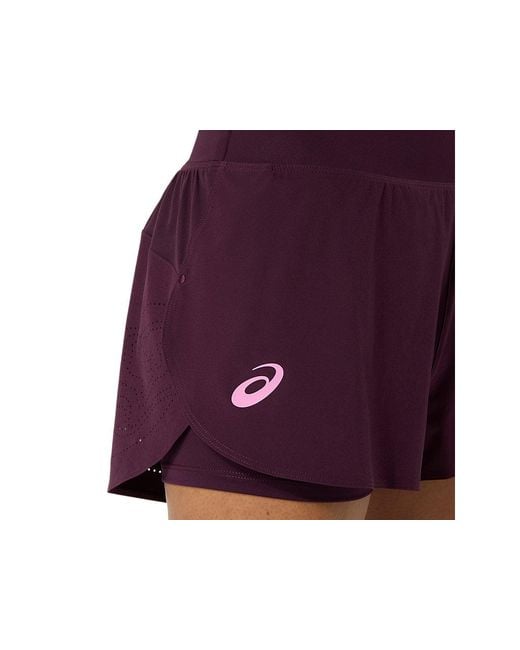 Asics Black Match Laser Cut Short