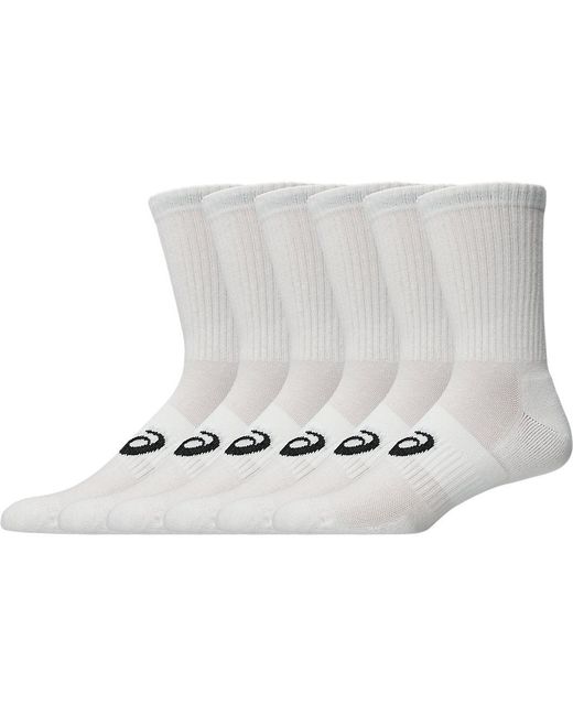 Asics Black Aeg 6 Pack Crew Sock for men