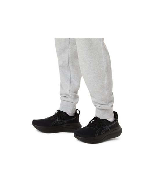 Asics Black Logo Fleece Pant for men
