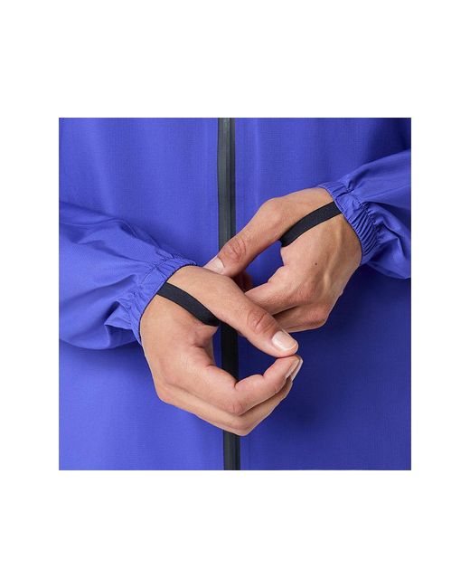 Asics Blue Fujitrail Elite Waterproof Jacket for men