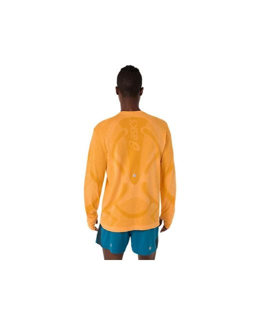 ROAD SEAMLESS LS TOP Asics de hombre de color Orange