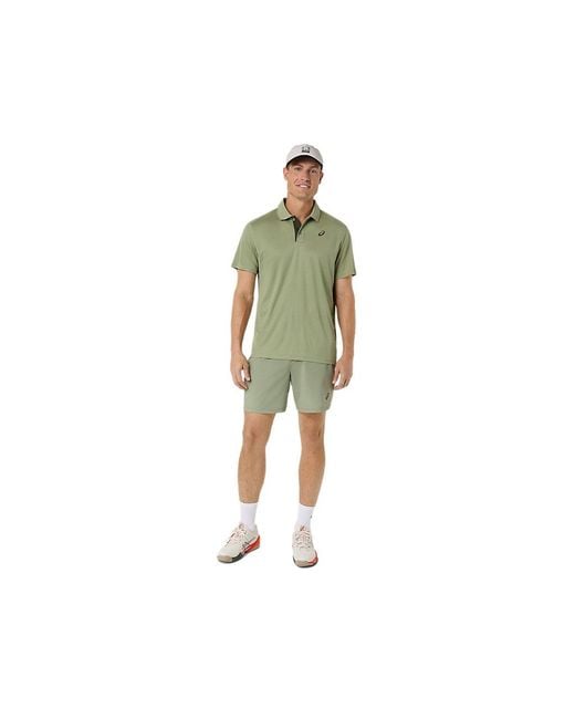 Asics Green Court Polo for men