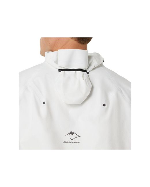 Asics Black Fujitrail Elite Waterproof Jacket for men
