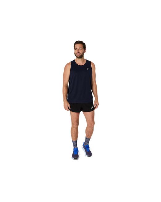 Asics Blue Core Singlet for men