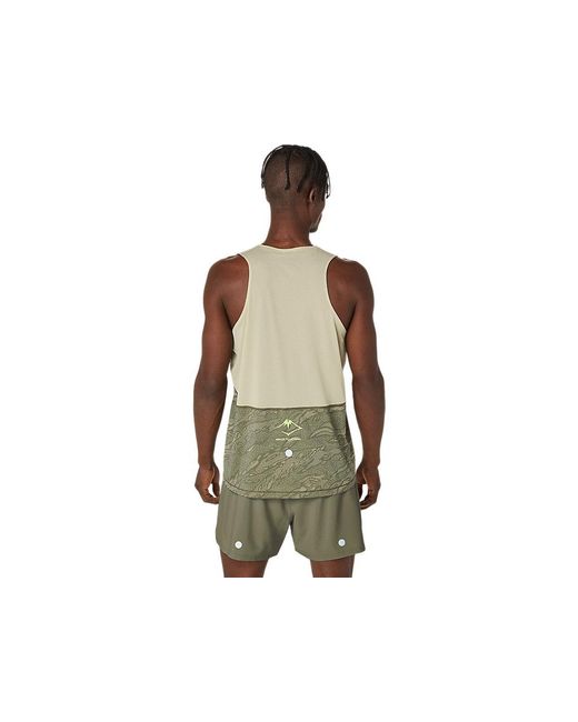 Fujitrail Singlet di Asics in Black da Uomo