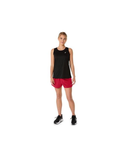 Asics Red Core Split Short