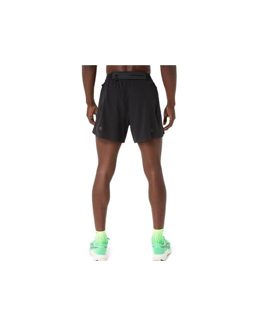 Asics Black Metarun 5In Short for men