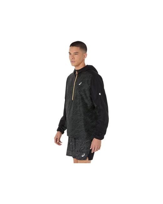 Fujitrail Packable Windbreaker Asics pour homme en coloris Black