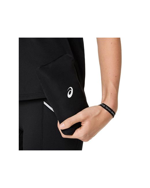 Asics Road Lite-Show Jacket in het Black