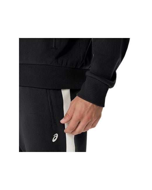 Asics Black Heritage Track Jacket for men