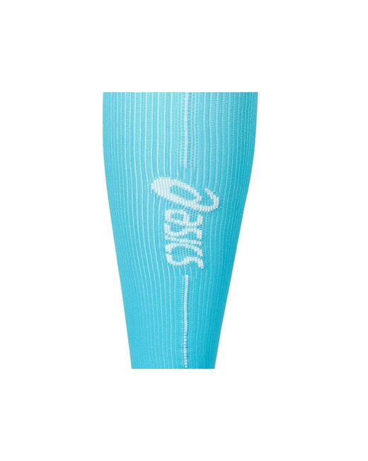 Asics Blue Performance Run Compression Sock for men