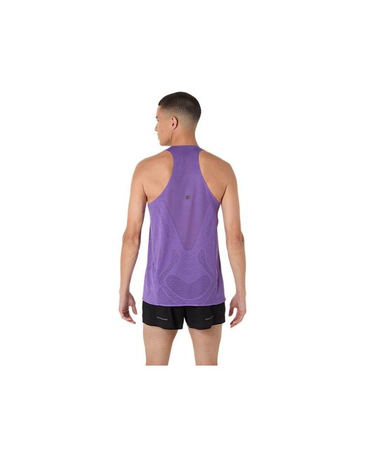 Asics Purple Metarun Singlet for men