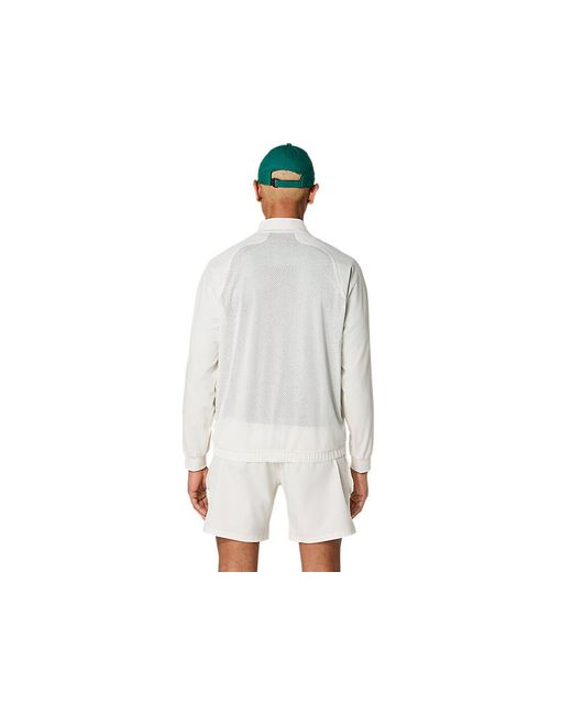 Asics Match Jacket in het White voor heren