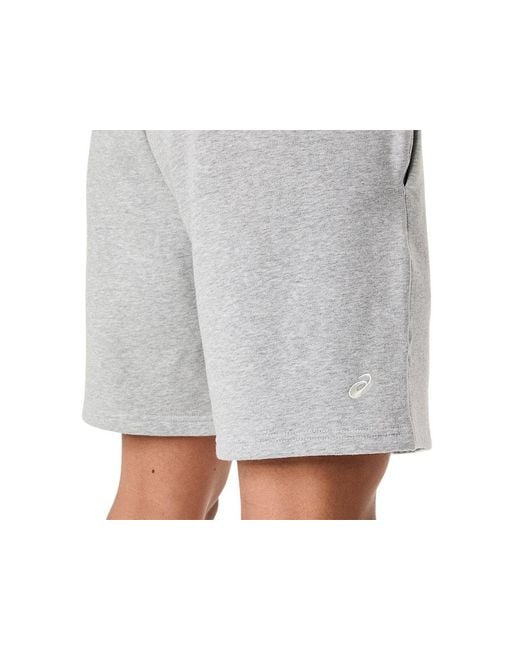 Asics Black Logo Fleece 7In Short for men