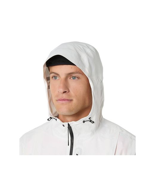 Asics Black Fujitrail Elite Waterproof Jacket for men
