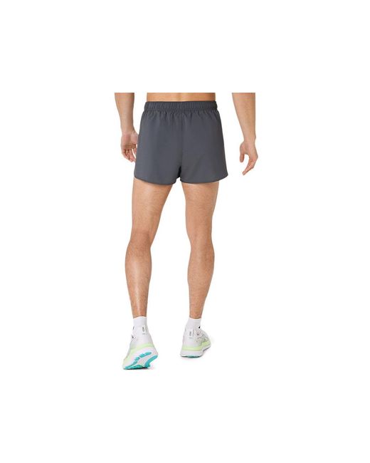 Asics Core Split Short in het Black voor heren