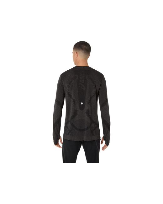 Asics Black Road Seamless Ls Top for men