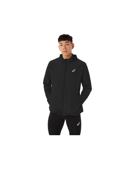 RUN HOOD JACKET di Asics in Black da Uomo