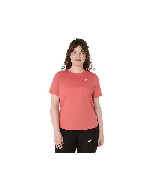 Asics Red CORE SS TOP