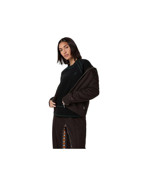 Asics Styrax Track Jacket in het Black voor heren