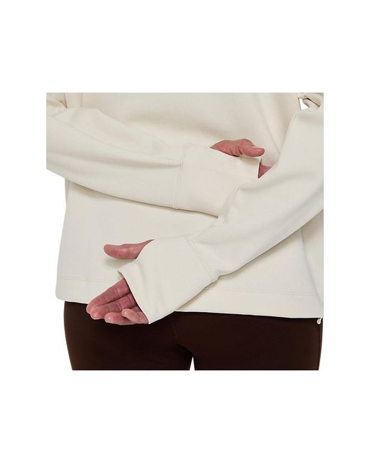 Asics Nagino Run Adjustable Hoodie in het White
