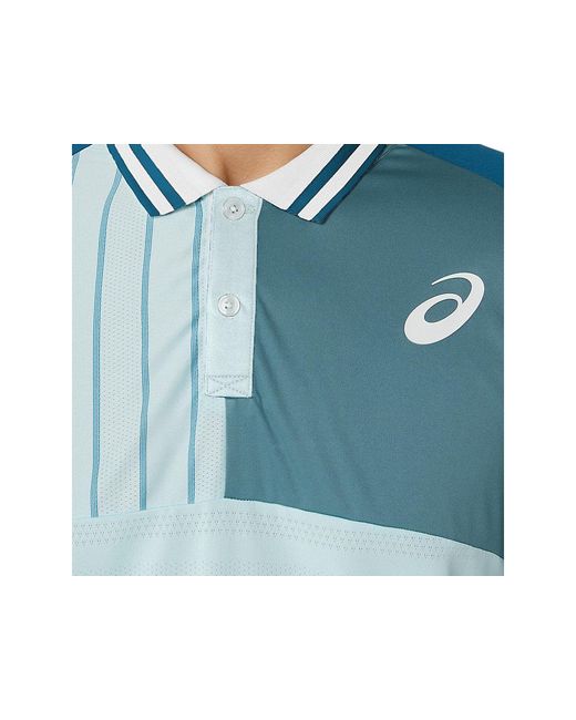 Asics Match Polo-Shirt in Blue für Herren