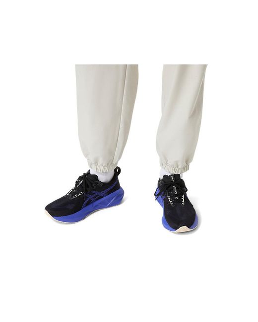 Asics Black Heritage Double Weave Pant for men