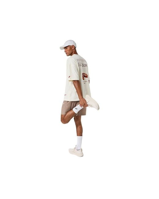 Asics White Heritage Heavy Cotton Run City Tee for men