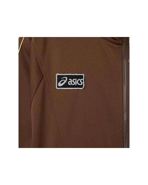 Asics Knit Jacket in het Brown voor heren