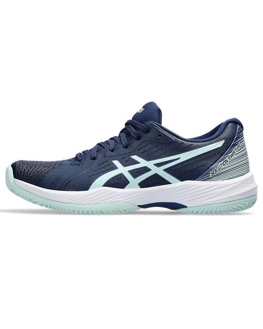 Asics Solution Swift Ff Clay in Blue Lyst UK