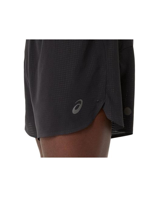 Asics Black Metarun 5In Short for men
